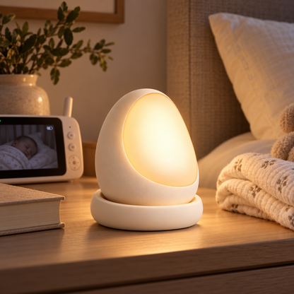 Portable Nursery Night Light – Soft Warm Glow for Nighttime Feeding & Baby Care