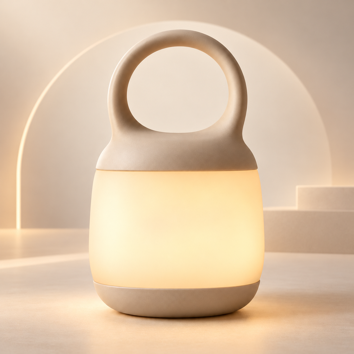 Portable Nursery Night Light – Soft Warm Glow Lantern for Baby Care